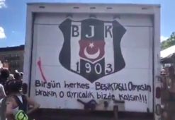 Beşiktaş'ın taraftar grubu Çarşı, Amerika'da protestolara katıldı!