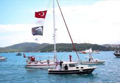 Fetih coşkusu İstanbul Boğazı'nda başladı