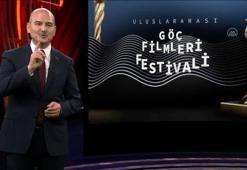 Uluslararası Göç Filmleri Festivali'nin başlangıcını Süleyman Soylu yaptı!