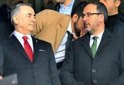 Bakan Kasapoğlu'ndan, Galatasaray Başkanı Cengiz'e geçmiş olsun telefonu