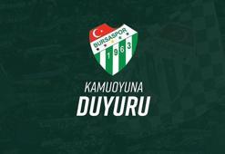 Bursaspor ayrılığı sert ifadelerle duyurdu!