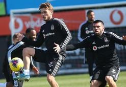 Beşiktaş antrenmanında sürpriz konuk