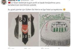 Beşiktaş'tan, 23 Nisan'a özel tasarım