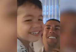 Cristiano Ronaldo ve oğlunun keyif dolu anları!
