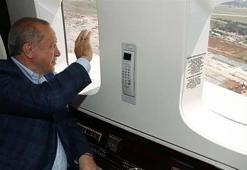 Cumhurbaşkanı Erdoğan İstanbul'da yapımı devam eden hastaneleri havadan inceledi