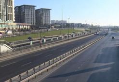 Sokağa çıkma yasağının ilk gününde İstanbul'da yollar boş kaldı