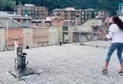 Sosyal mesafe kavramına yeni bir boyut getirdiler!