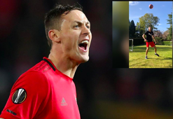 Nemanja Matic'den karantinada futbol şov!