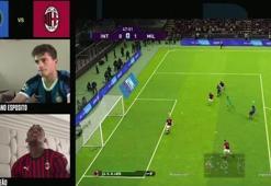 İlk e-derbi oynandı! AC Milan-Inter derbisi sanal ortama taşındı
