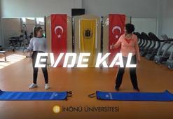 Spor Bilimleri Fakültesi'nden 'evde spor' hizmeti