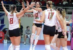 Galatasaray HDI Sigorta-Türk Hava Yolları maç sonucu: 3-2