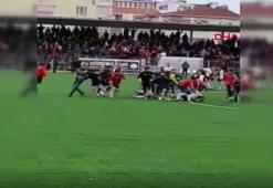 Amatör maçta tekme tokat kavga!