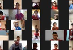 Antalyaspor bugünkü antrenmanını U12 takımı ile birlikte yaptı
