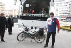 Selim Cicu, Düzcespor için 639 km pedal çevirdi