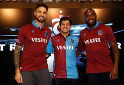 Trabzonspor'un yeni transferleri Guilherme, Messias ve Da Costa formayı giydi