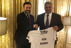 Beşiktaşlı yönetici Umut Şenol'dan Azerbaycan Spor Bakanı Azad Rahimov'a Ziyaret