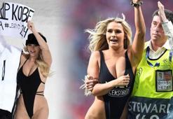 Kinsey Wolanski bu kez Kobe Bryant için sahaya atladı!