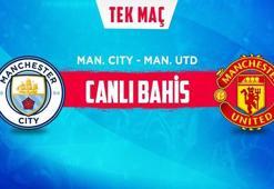 Manchester City - Manchester United maçı iddaa oranları! Heyecan misli.com'da