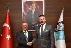 Beşiktaş'ta Ahmet Nur Çebi'den Rıza Akpolat'a ziyaret