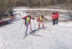 Kayaklı Koşu Eleme Müsabakaları'nda 446 sporcu yarıştı