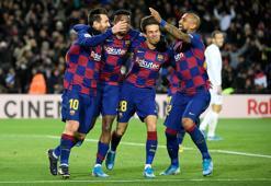 Barcelona'da Quique Setien galibiyetle başladı