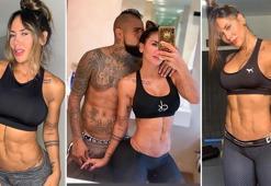 Transfer yuva yıktı! Vidal ve fitness modeli sevgilisi Sonia Isaza...