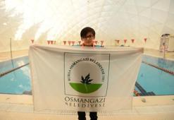 Osmangazili yüzücüden bronz madalya