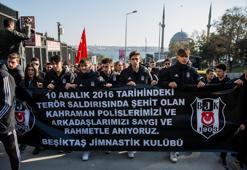 Beşiktaş şehitlerini andı