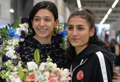 Hatice Kübra İlgün coşkuyla karşılandı