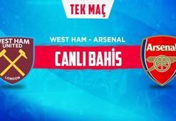 West Ham United - Arsenal maçı canlı iddaa heyecanı misli.com'da