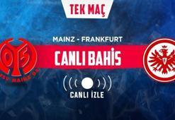 Mainz - Frankfurt maçı iddaa heyecanı misli.com'da