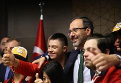 Gençlik ve Spor Bakanı Mehmet Muharrem Kasapoğlu'na teşekkür