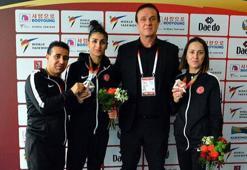 Tekvandoda Hatice Kübra İlgün gümüş, Rukiye Yıldırım'dan madalya!