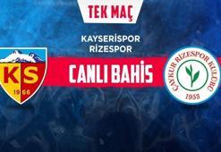 Kayserispor - Çaykur Rizespor maçı iddaa oranları! Heyecan misli.com'da