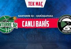 Nanterre - Darüşşafaka maçı canlı iddaa heyecanı Misli.com'da