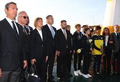 Fenerbahçe, Dolmabahçe Sarayı açıklarındaki törenle Atatürk'ü andı