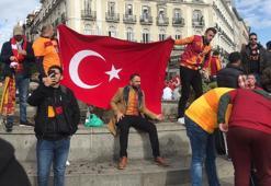 Galatasaray taraftarı Madrid'i esir aldı!