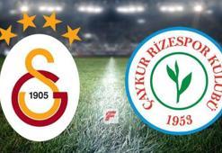 Galatasaray-Çaykur Rizespor maçı öncesi önemli notlar