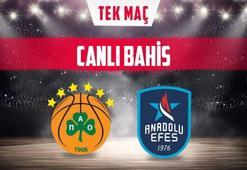 Panathinaikos–Anadolu Efes maçı canlı bahis heyecanı Misli.com'da