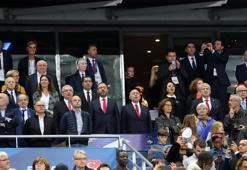 TFF heyeti Fransa - Türkiye maçında tribündeydi