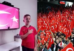 Adis Jahovic'in oğlu, Milli Marşımızı söylüyor!