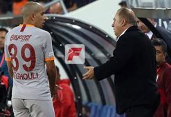 Galatasaray'da hareketli dakikalar! Fatih Terim ve Feghouli...