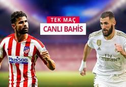Atletico Madrid-Real Madrid canlı iddaa Misli.com'da