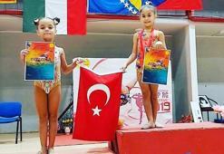 Antalyalı cimnastikçiler Bosna'dan 11 madalya ile döndü