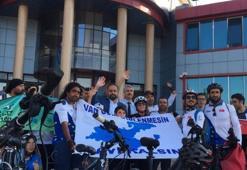 Van Gölü için 430 km pedal çevirdiler