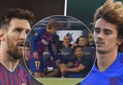 Messi'nin Griezmann'a tepki çeken hareket!