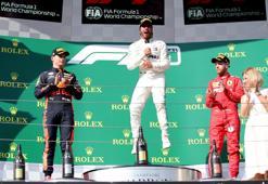 Formula 1'de Lewis Hamilton'dan sezonun 8. zaferi
