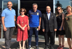 Fenerbahçe Üniversitesinden Ersun Yanal'a ziyaret