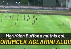 Merih Demiral'dan Buffon'a müthiş gol