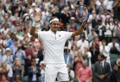 Federer, Wimbledon'da çeyrek finalde
